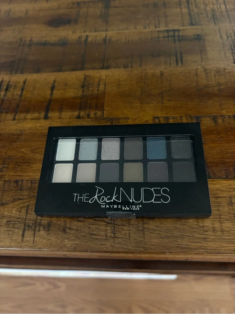Maybelline 12-Pan Eyeshadow Palette - The Rock Nudes 0.35 OZ.
